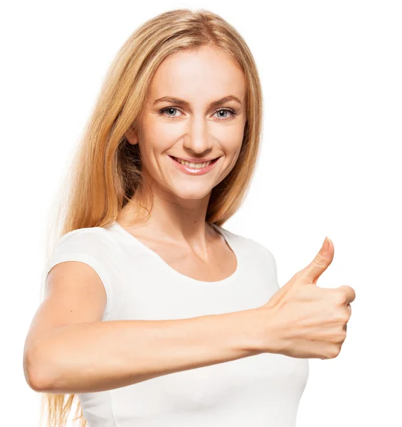 Mujer feliz — Foto de Stock