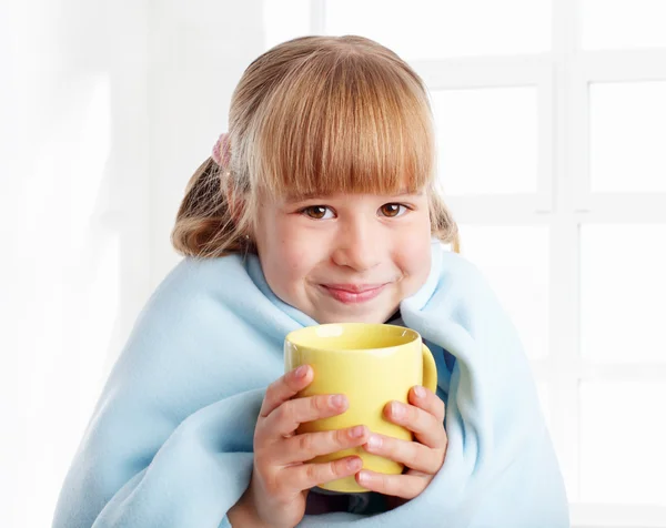 Girl is ill — Stock Photo, Image
