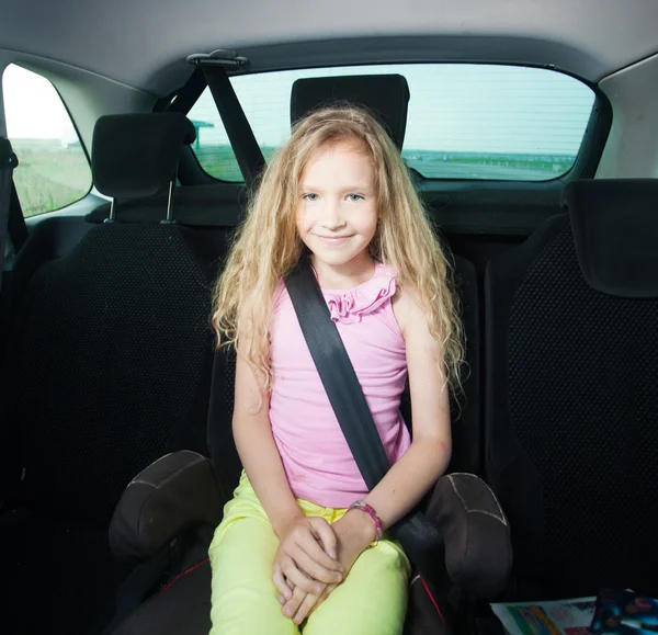 Child in car — Stock Photo, Image