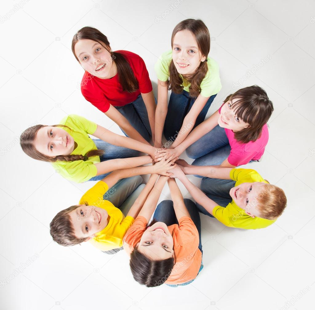 Group children
