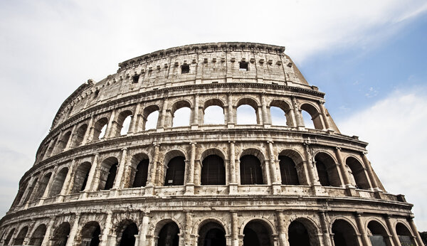 Coliseum. Famous place at Italy. Rome