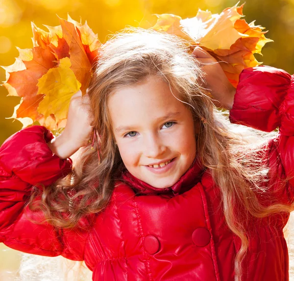 가을 소녀 — 스톡 사진