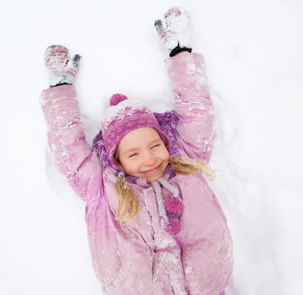 Enfant en hiver — Photo