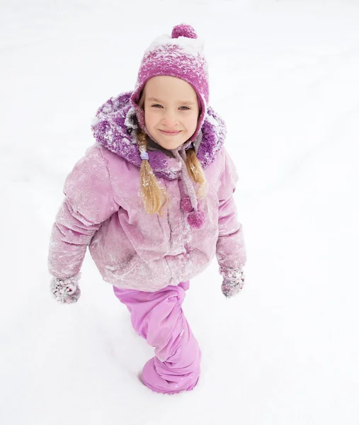 Enfant en hiver — Photo