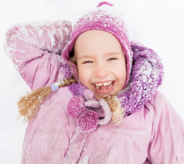 Child in winter — Stock Photo, Image