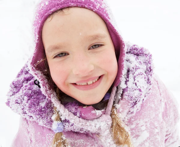 Child in winter — Stock Photo, Image