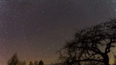 Zaman atlamalı kutup yıldızı ile gece