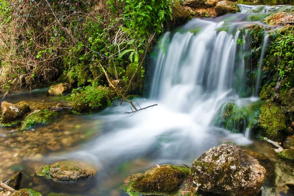 Waterfall with stones — Stock Photo, Image