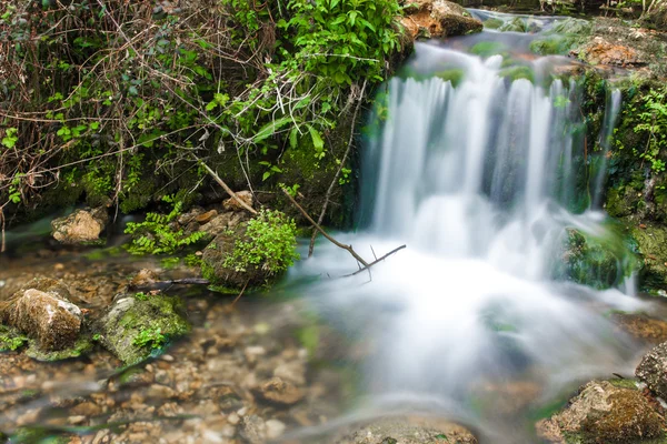 Waterfall with stones — Stock Photo, Image