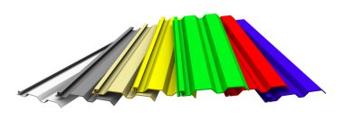 yedi adet vinil dış cephe panelleri