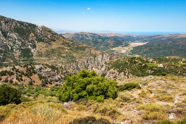 Górski krajobraz. Crete, Grecja — Zdjęcie stockowe