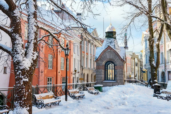 El casco antiguo. Tallin, Estonia — Foto de Stock