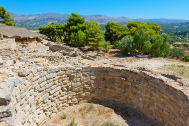 phaistos Sarayı. Crete, Yunanistan