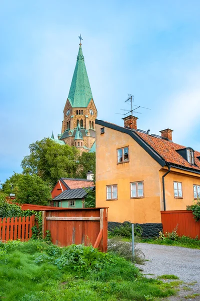 Edifícios em Sodermalm. Estocolmo. Suécia — Fotografia de Stock