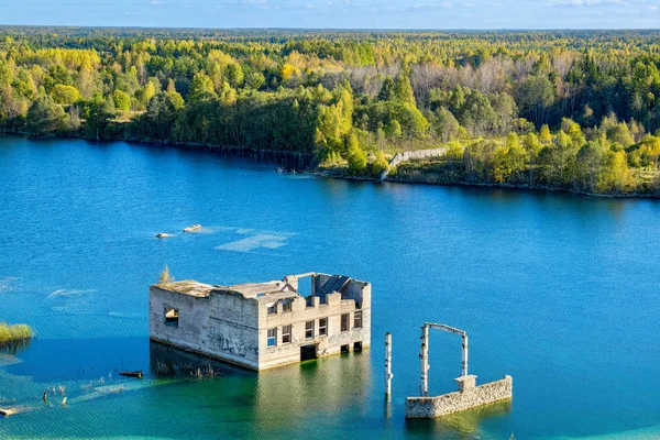 Opuszczony więzieniu. Rummu, Estonia — Zdjęcie stockowe