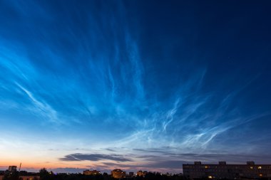 Noctilucent bulutlar. Estonya