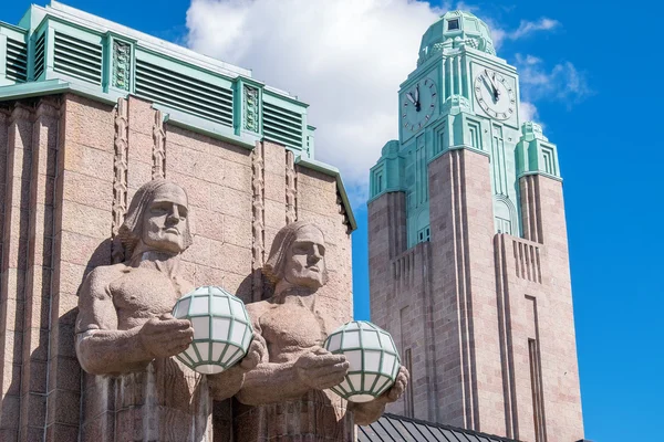 Ana tren istasyonu. Helsinki, Finlandiya — Stok fotoğraf