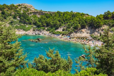 Anthony Quinn Bay. Rhodes, Yunanistan