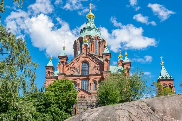 Catedral de Uspenski. Helsínquia, Finlândia — Fotografia de Stock