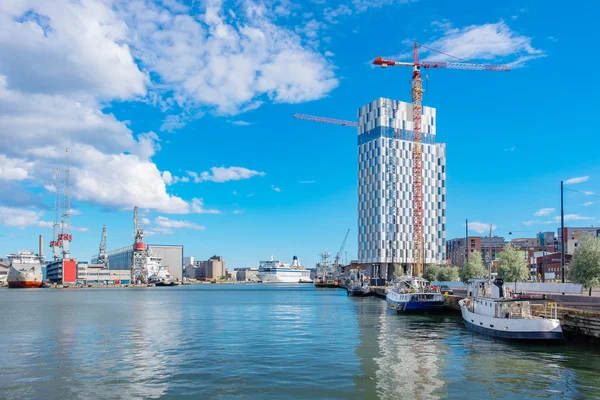 Westhafen. Helsinki, Finnland — Stockfoto