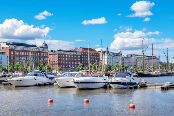 Nábřeží v Helsinkách. Finsko — Stock fotografie