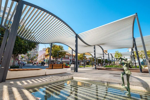 Torremolinos Andalusia Spain July 2019 Modern Sun Shades Costa Del — Stock Photo, Image