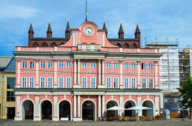 Belediye Binası. Rostock, Almanya