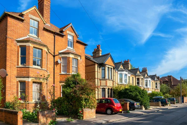 Casas da cidade. Oxford, Inglaterra — Fotografia de Stock