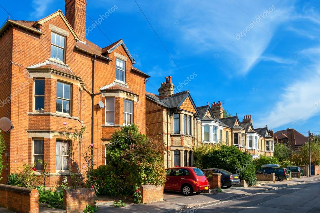 Town houses. Oxford, England — Stock Photo © Arsty. 60431611