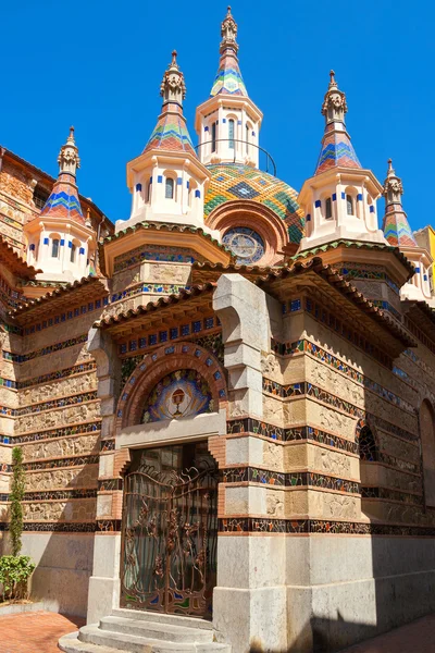 Kirche in lloret de mar. Spanien — Stockfoto