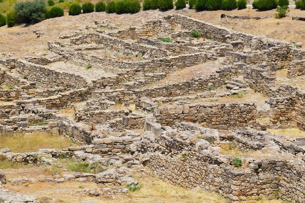 Las ruinas de Kamiros. Rodas, Grecia — Foto de Stock