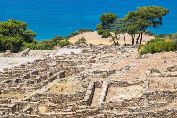 Kamiros kalıntıları. Rhodes, Yunanistan — Stok fotoğraf