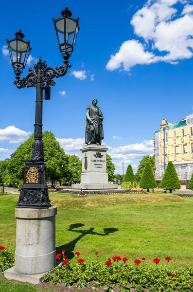 Statue von carl xiv. norrkoping, schweden — Stockfoto