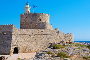 Agios Nikolaos Kalesi. Rhodes, Yunanistan