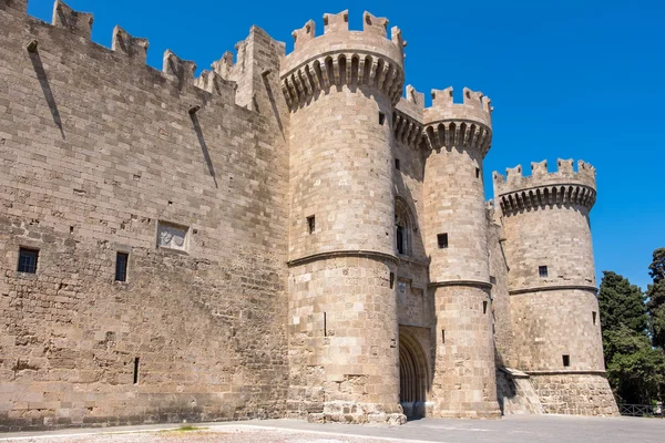 Palace of the Grand Masters. Rhodes, Greec — Stock Photo, Image