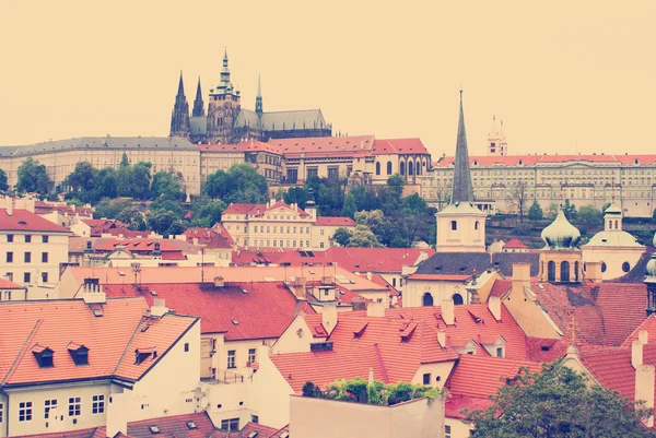 Gammel by i Praha, Czech-republikken. – stockfoto
