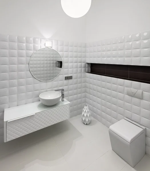 Modern restroom interior — Stock Photo, Image