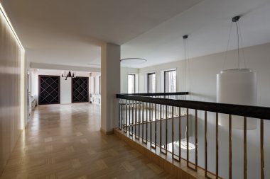 Büyük modern boş alanı iç