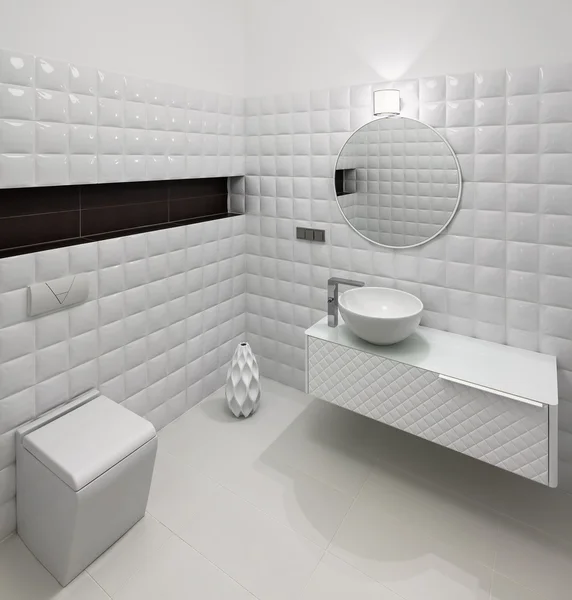 Modern restroom interior — Stock Photo, Image