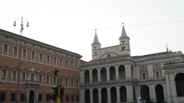 Lateran palast in rom, italien — Stockvideo