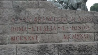 Anıt St. Francis Assisi Roma, İtalya