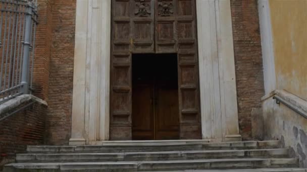 Basílica de Santa Maria do Altar do Céu em Roma — Vídeo de Stock