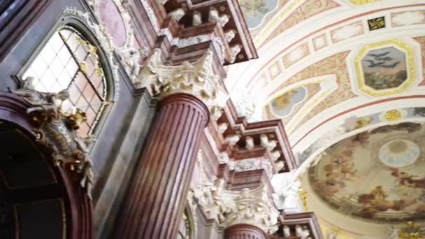 Collegiate Church i Poznan, Polen — Stockvideo