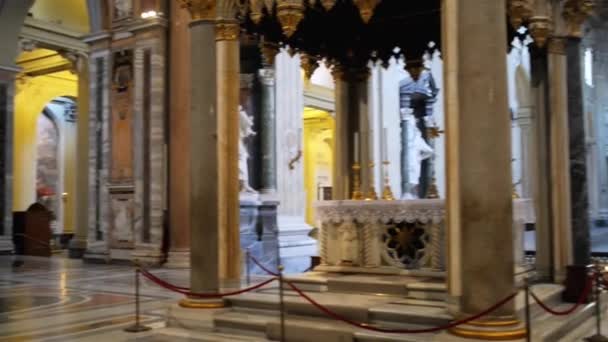 Pauselijke Archbasilica van St. John in Rome, Italië — Stockvideo