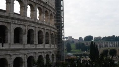 Colosseum veya Flavian Amphitheatre Roma, İtalya
