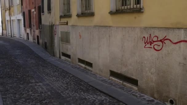 Παλιά κτίρια στη Μάντοβα της Ιταλίας — Αρχείο Βίντεο