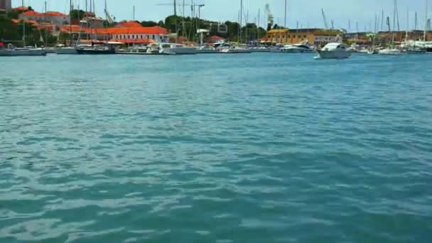 Trogir w powiecie Split-Dalmacja, Chorwacja — Wideo stockowe