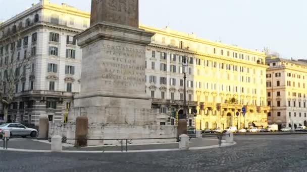 Palacio de Letrán en Roma, Italia — Vídeos de Stock