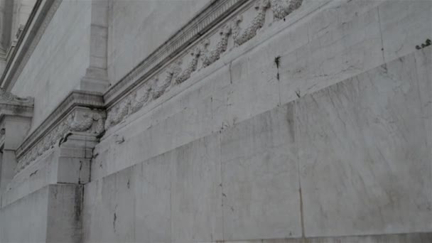 Altare della patria in rome, Italië — Stockvideo