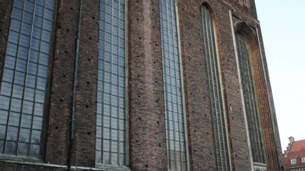 Basilikan St Mary av antagandet i Gdansk — Stockvideo